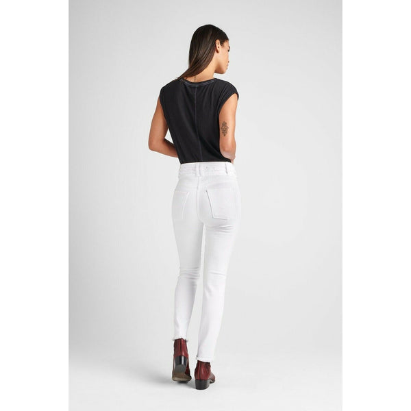 Hudson Jeans Vintage Holly High Rise Crop Skinny White Jeans