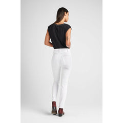 Hudson Jeans Vintage Holly High Rise Crop Skinny White Jeans
