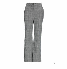 Rebecca Taylor Houndstooth Plaid Velvet Crop Pants