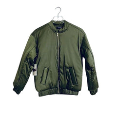 Minkpink Simple Bomber Jacket Moss Green
