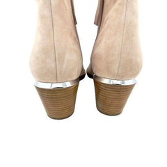 Linea Paolo Blush Pink Suede Leather Ankle Booties