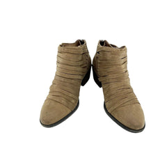 Caslon Sliced Suede Leather Ankle Booties