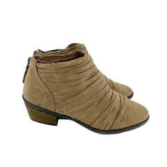 Caslon Sliced Suede Leather Ankle Booties