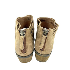 Caslon Sliced Suede Leather Ankle Booties