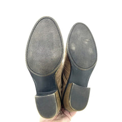 Caslon Sliced Suede Leather Ankle Booties