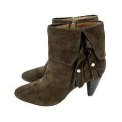 Corso Como Suede Leather Pointed Toe Brown Ankle Boots