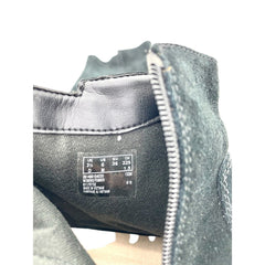 Clarks Sharon Swing Black Suede Leather Ankle Booties