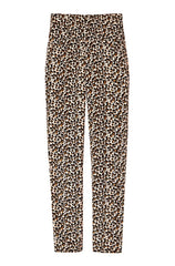Rebecca Taylor Leopard Velvet High Waist Pants
