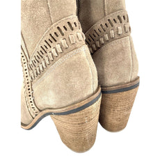 Vince Camuto Madolee Over The Knee Taupe Suede Leather Boots