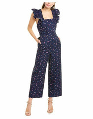 Rebecca Taylor Farren Floral Print Jumpsuit