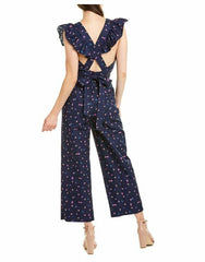 Rebecca Taylor Farren Floral Print Jumpsuit