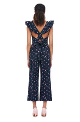 Rebecca Taylor Farren Floral Print Jumpsuit