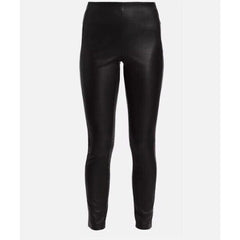 Rag & Bone Black Leather Simone Lamb Leather Pants