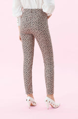 Rebecca Taylor Ocelot Ines Leopard Print Skinny Jeans