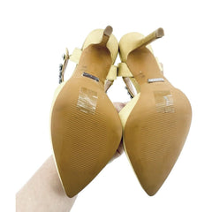 Topshop Gem Embellished Court Satin Dress Pumps