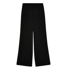 Topshop Pintuck High Waist Wide Leg Black Dress Pants
