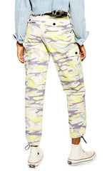 Topshop Camo Print Utility Pants