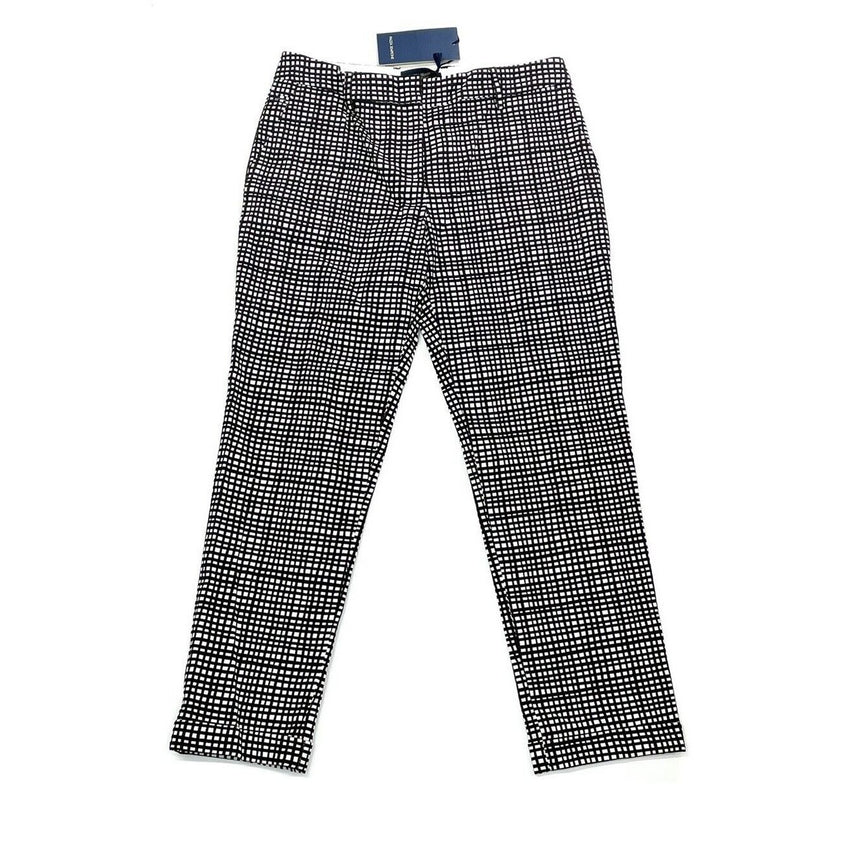 Piazza Sempione Violette Straight Leg Ankle Crop Pants