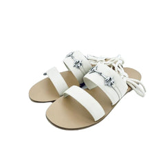 Senso Cleo Ivory Leather Gladiator Sandals