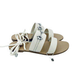 Senso Cleo Ivory Leather Gladiator Sandals