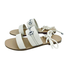 Senso Cleo Ivory Leather Gladiator Sandals