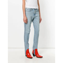 Rag & Bone High Rise Pinebox Olivia Stirrup Jeans Light Wash