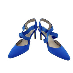 Daniele Ancarani Blue Satin Pumps