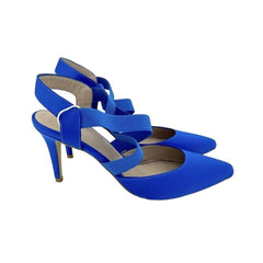 Daniele Ancarani Blue Satin Pumps