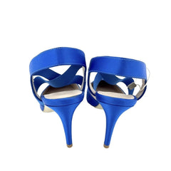 Daniele Ancarani Blue Satin Pumps
