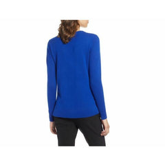 Halogen Crewneck Cashmere Sweater Blue Mazarine