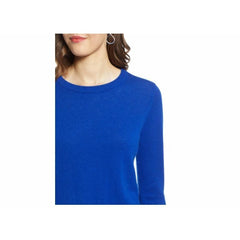 Halogen Crewneck Cashmere Sweater Blue Mazarine