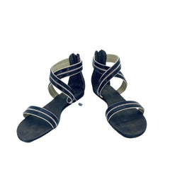 Tapeet Vicini Brown Leather Gladiator Sandals