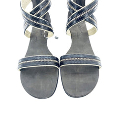 Tapeet Vicini Brown Leather Gladiator Sandals