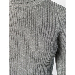 Marco De Vicenzo Silver Lured Turtleneck Sweater