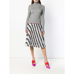 Marco De Vicenzo Silver Lured Turtleneck Sweater