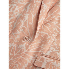 Lafayette 148 Lyndon Linen Jacquard Blazer Pink Blush