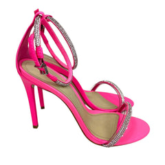 Schutz Fabienne Glam Crystal Embellished High Heel Sandals