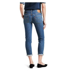 Levi's 501 Ankle Taper Mid Rise Blue Denim Jeans