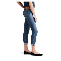 Levi's 501 Ankle Taper Mid Rise Blue Denim Jeans