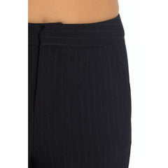 Joie Tabanica Navy Pinstriped Baby Kick Ankle Trousers