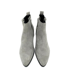 Dolce Vita Marra Gray Suede Leather Ankle Chelsea Boots