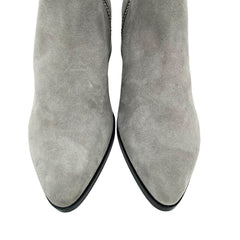 Dolce Vita Marra Gray Suede Leather Ankle Chelsea Boots