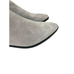 Dolce Vita Marra Gray Suede Leather Ankle Chelsea Boots