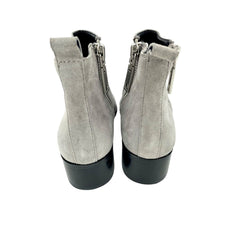 Dolce Vita Marra Gray Suede Leather Ankle Chelsea Boots