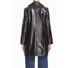 Simon Miller Bowa Double Breasted Patent Leather Jacket