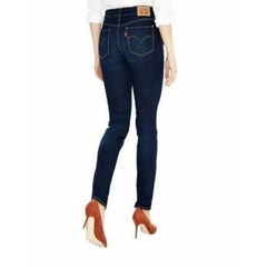 Levi's 711 Mid Rise Jeans Skinny Denim Dark Wash