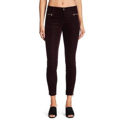 J Brand Iselin Stretch Blackberry Ankle Zip Corduroy Pants