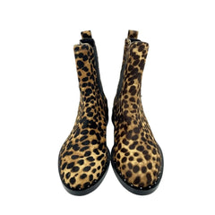 Rebecca Minkoff Sabeen Leopard Print Fur Studded Ankle Boots