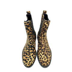 Rebecca Minkoff Sabeen Leopard Print Fur Studded Ankle Boots