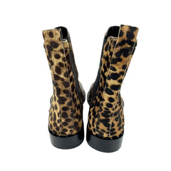 Rebecca Minkoff Sabeen Leopard Print Fur Studded Ankle Boots
